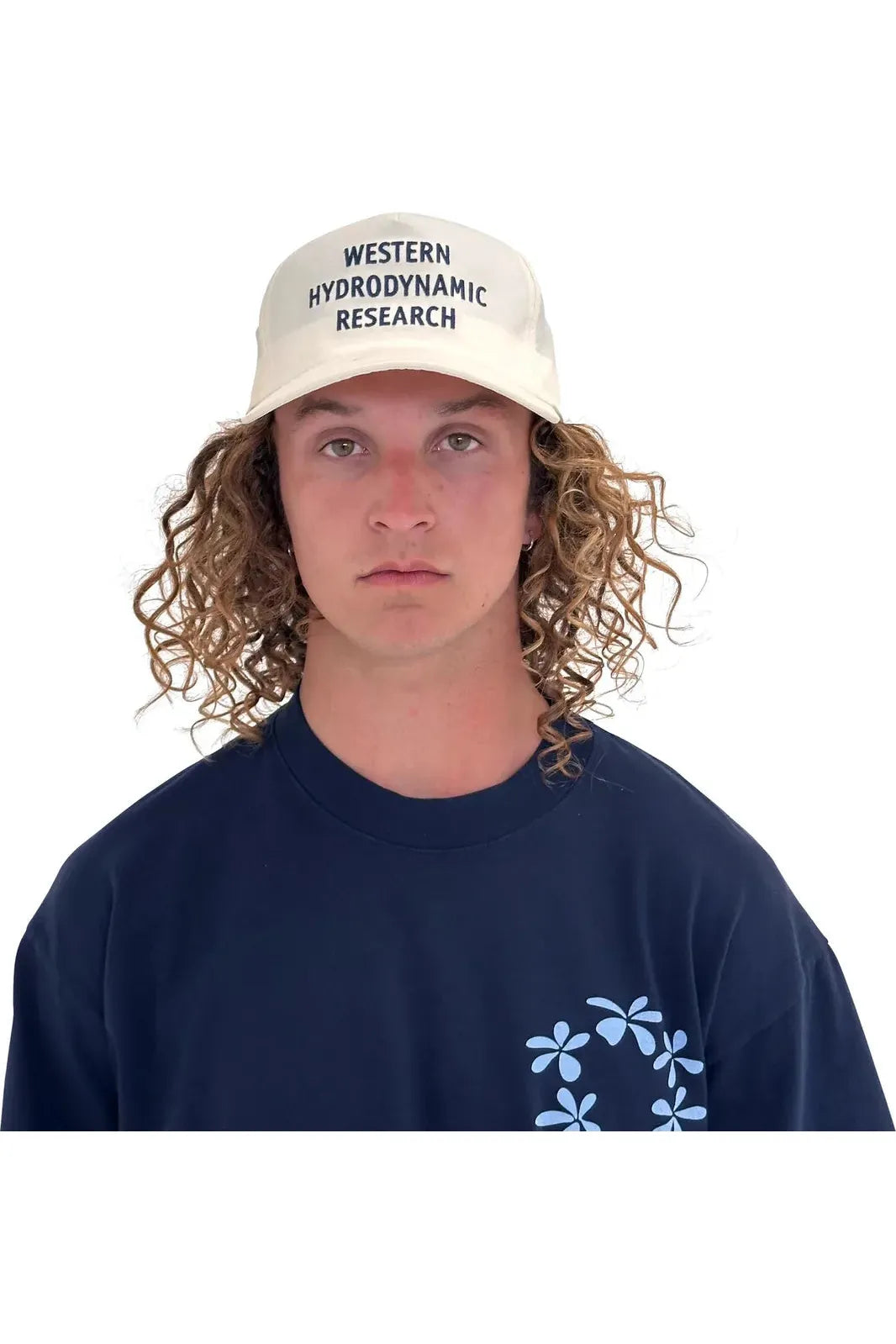 Nylon Promo Hat - Natural/Navy - DUNE + SALT