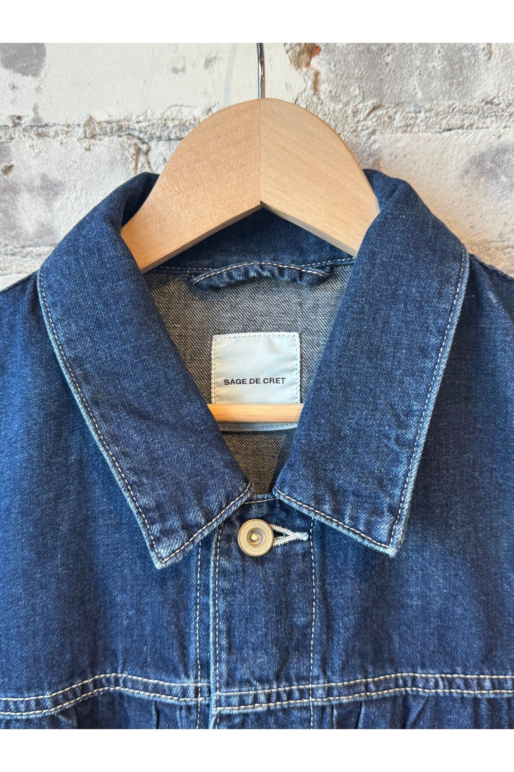 CO/LI Denim Short Jacket - Indigo Blue - DUNE + SALT