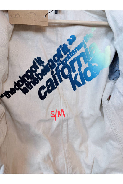 RTU1972 CALKID TURQ HOMESTUD AMERICANA SHERPA JKT - Vintage Patina - DUNE + SALT