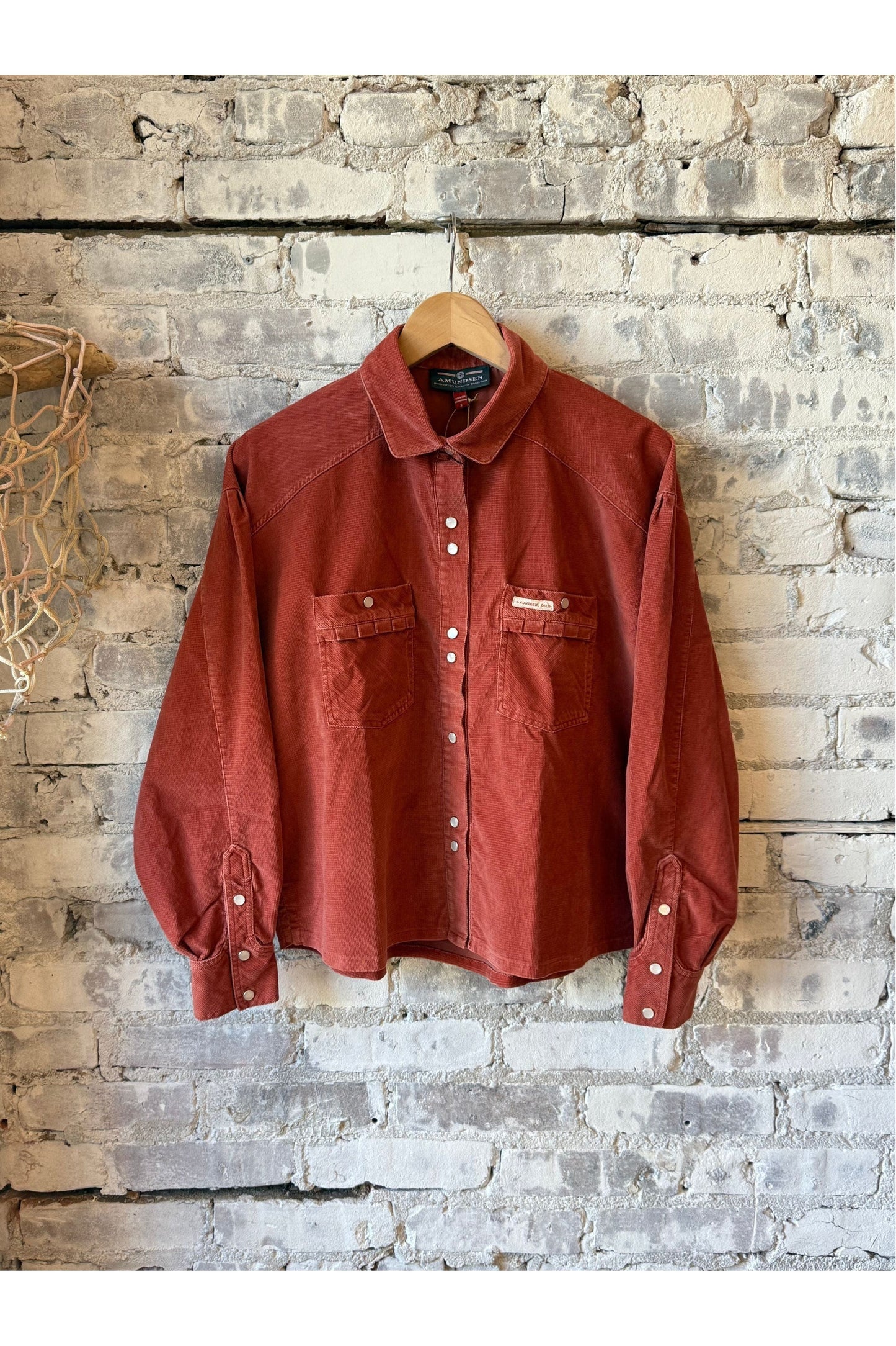 Women's Wild Velvet Shirt - Terra Red - DUNE + SALT