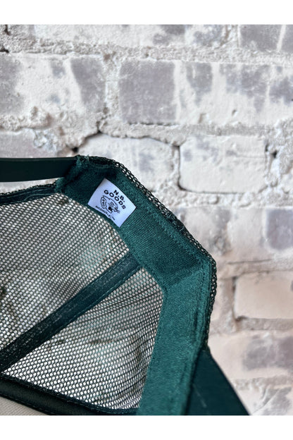 Christmas Vacation Little Full Lotta Sap Trucker Hat - Evergreen/Yellow - DUNE + SALT