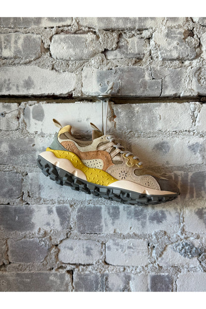 Yamano 3 Uni Fabric/Suede Sneaker - Stone/Mud/Light Grey - DUNE + SALT