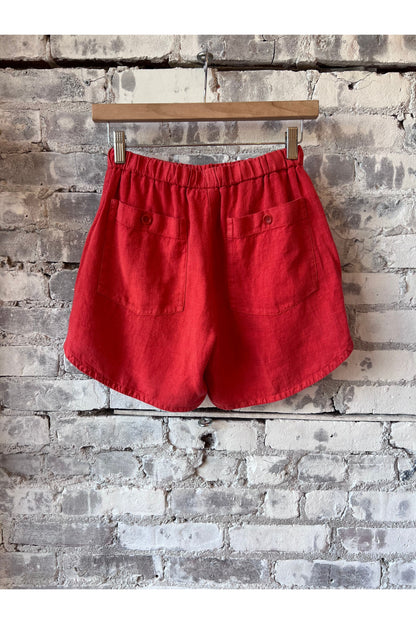 Soko Linen Short - Poppy - DUNE + SALT
