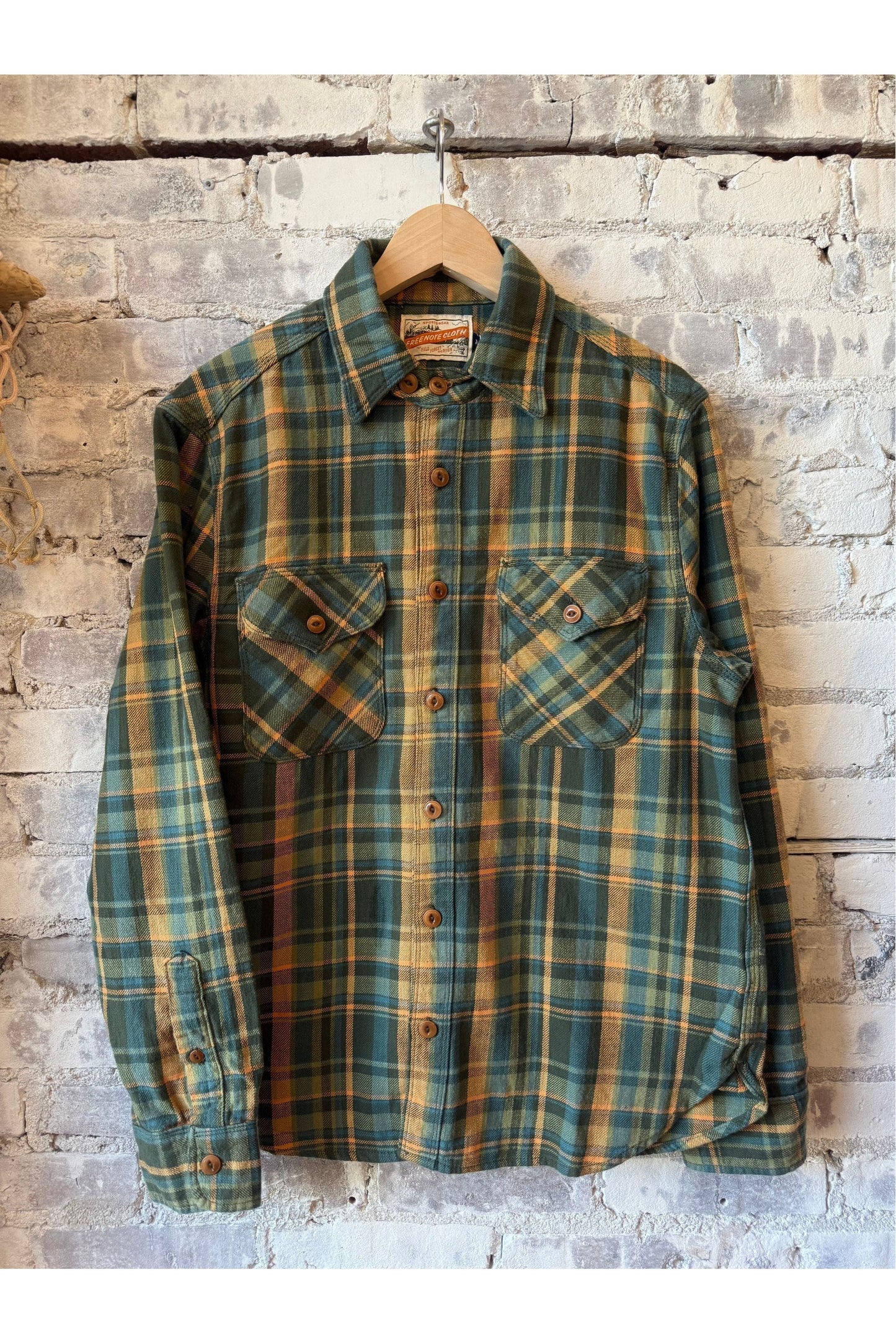 Wells Workwear Shirt - Evergreen Plaid - DUNE + SALT