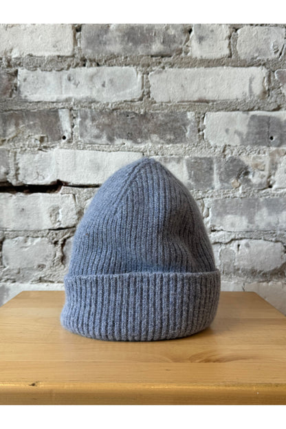 Wool Beanie - Washed Denim - DUNE + SALT