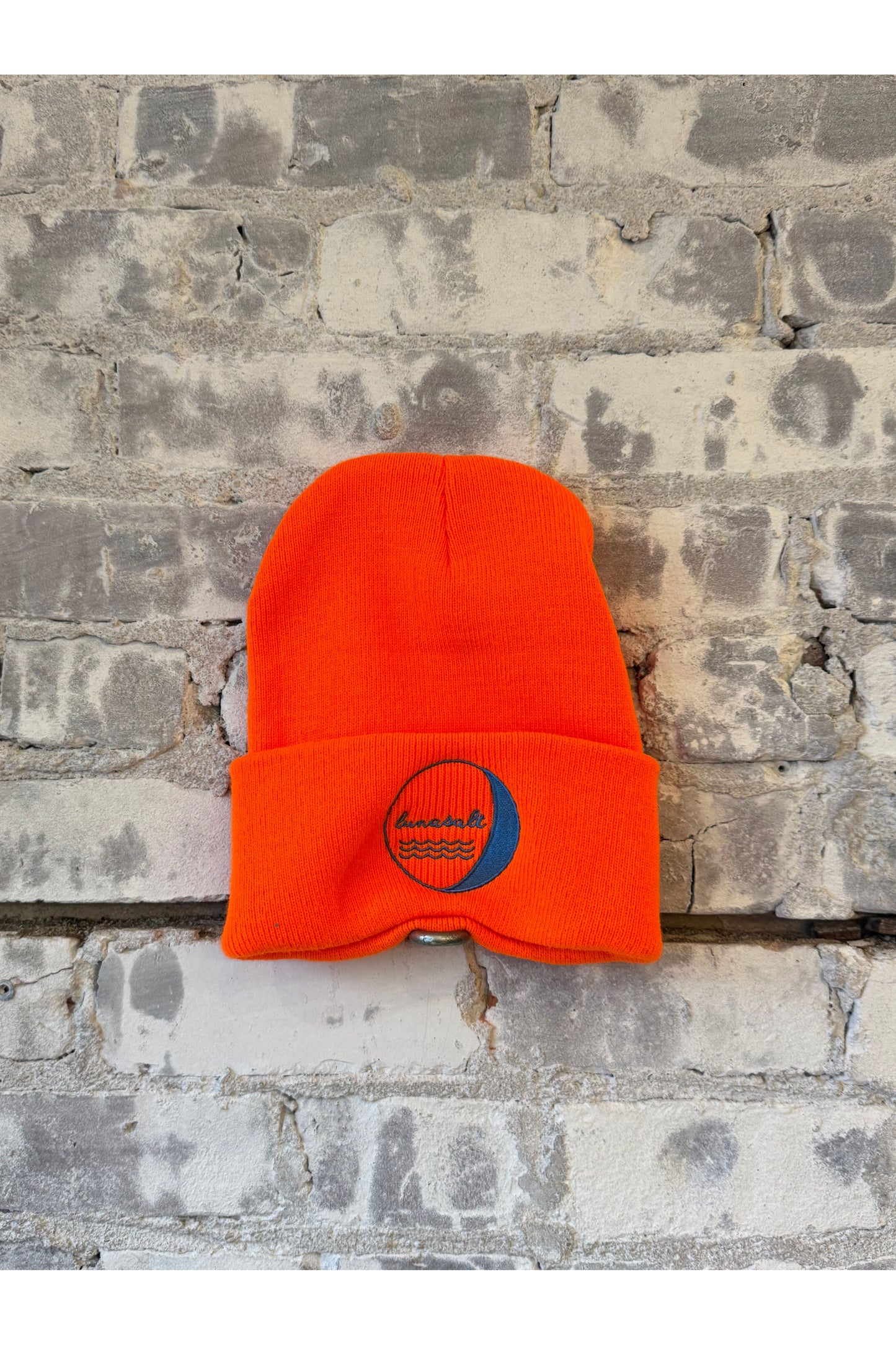 LunaSalt Branded Beanie - Neon Orange
