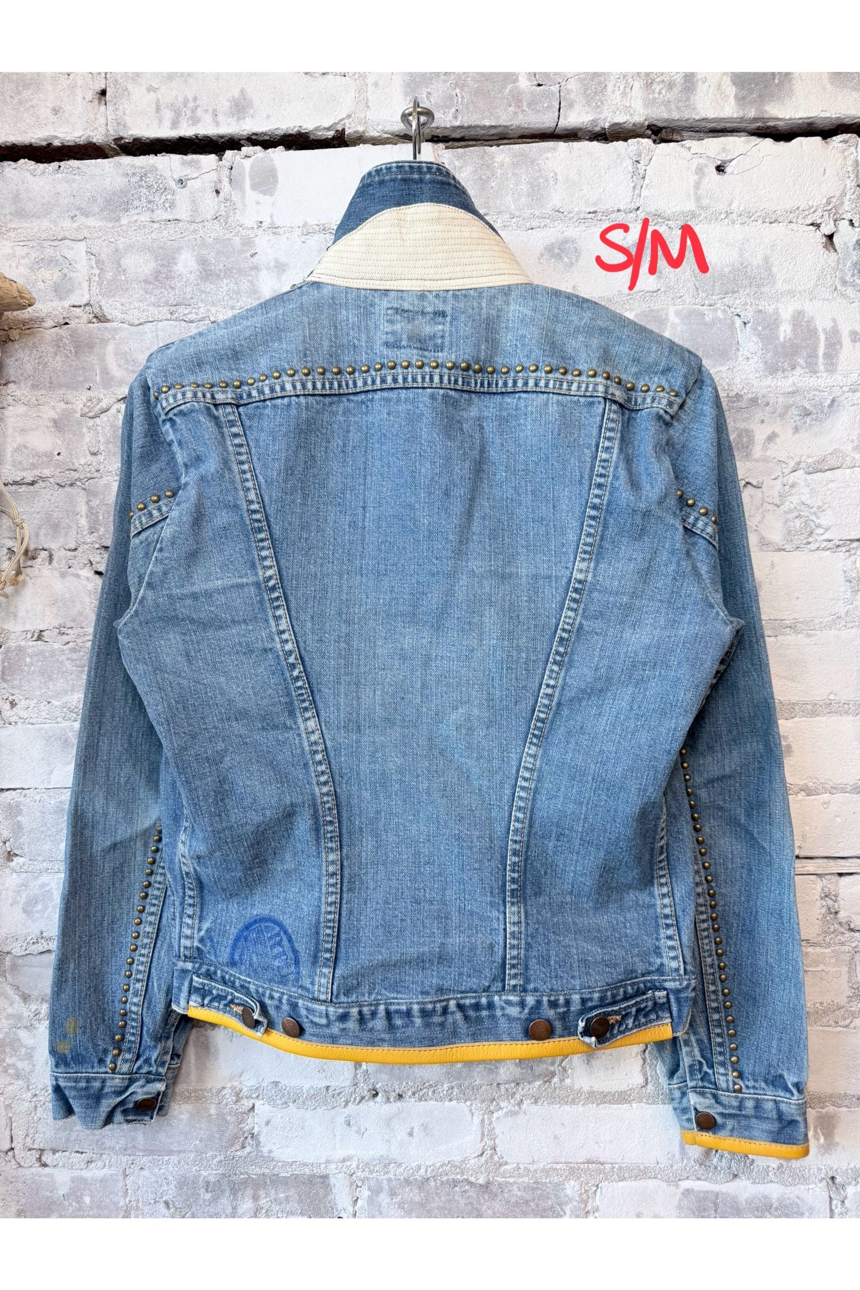 RTU1972 CALKID TURQ HOMESTUD AMERICANA SHERPA JKT - Vintage Patina - DUNE + SALT