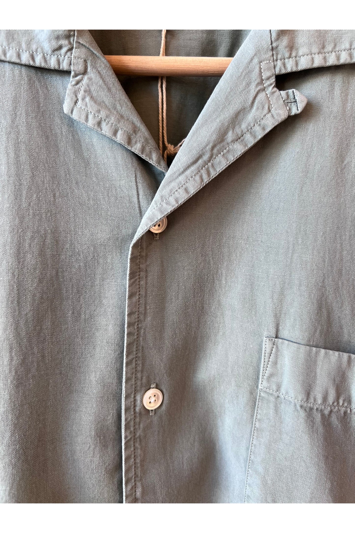 Palm Mc Pat Shirt - Faded Green - DUNE + SALT