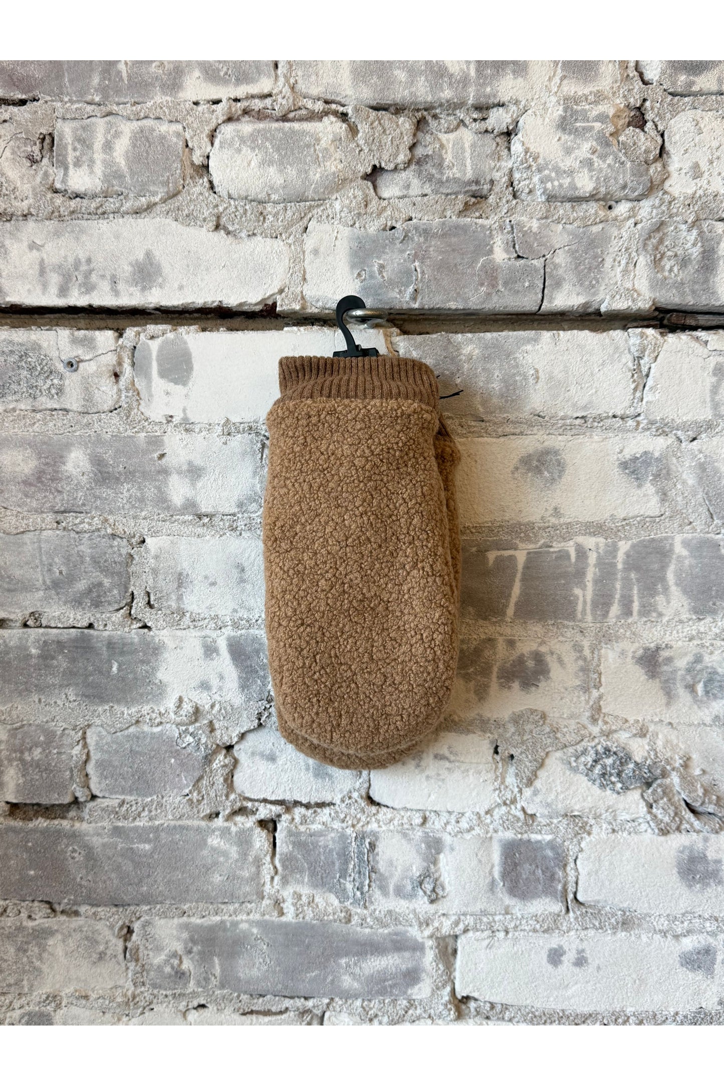 Emilia Wool Mitten - Camel/Light Brown