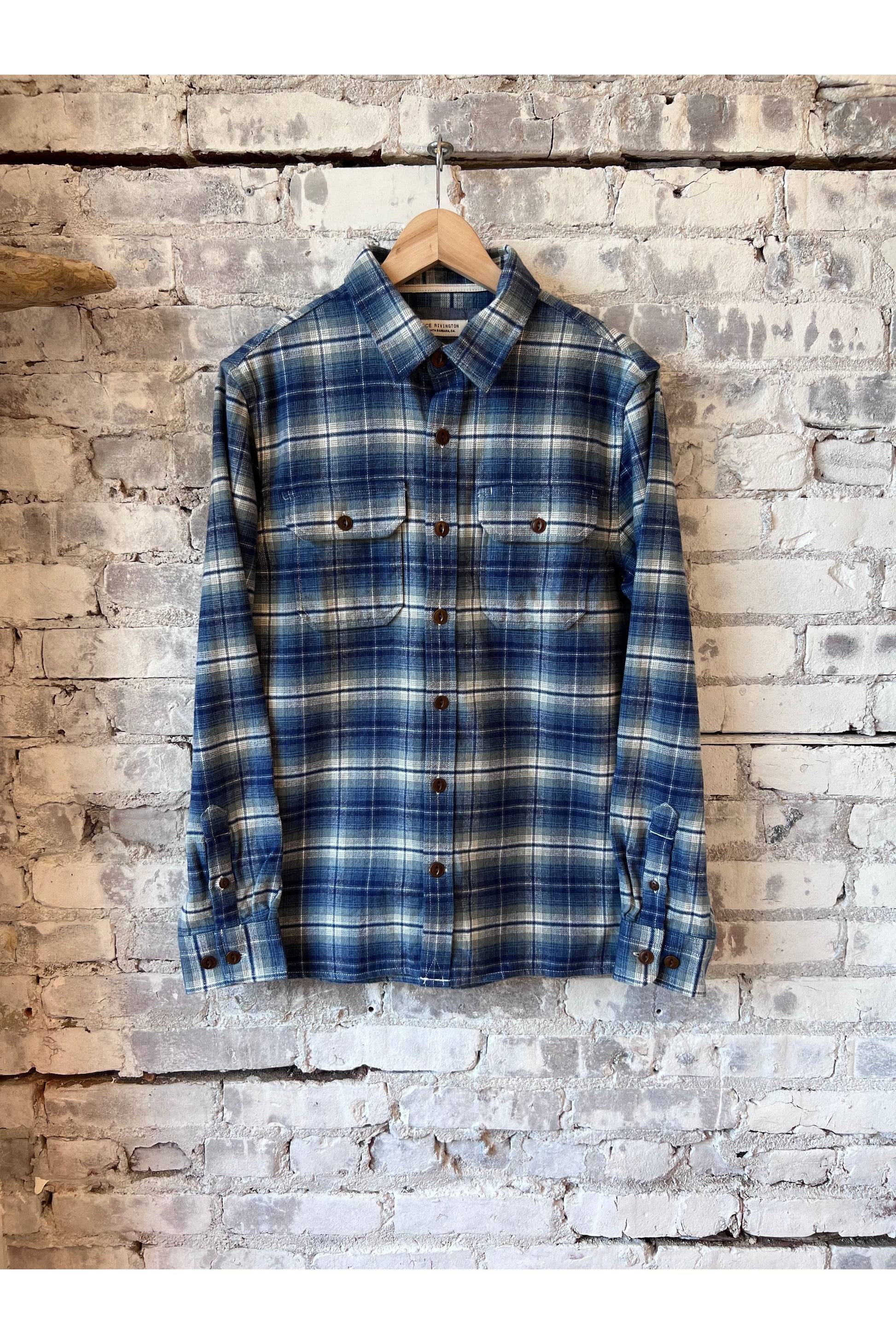 Utility Winter Flannel - Storm Blue - DUNE + SALT