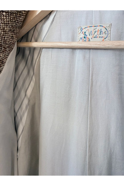 Raglan Wool Overcoat - Malted Barley Slub Donegal - DUNE + SALT