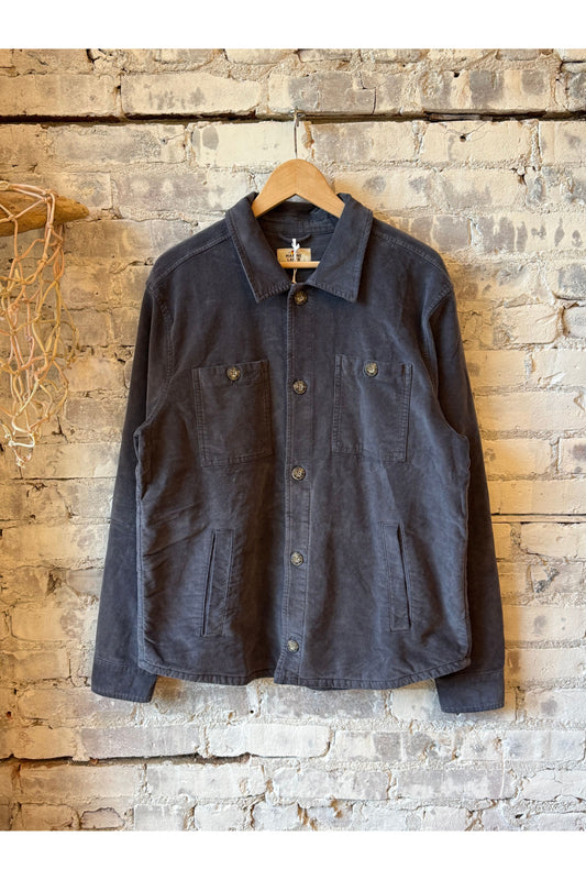 Max Moleskin Overshirt - Mood Indigo - DUNE + SALT