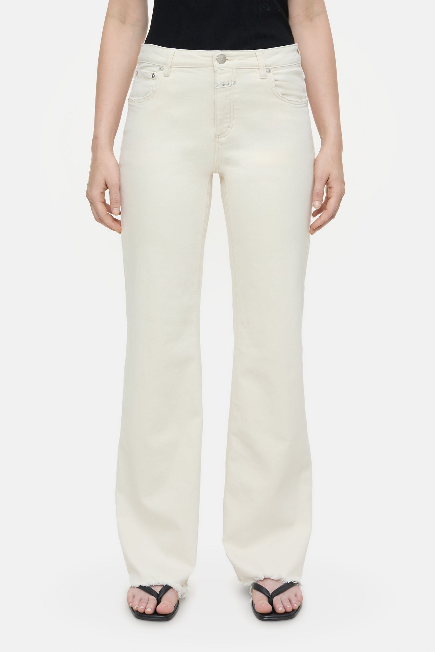 Gillan Comfort Stretch Jean - Ivory - DUNE + SALT