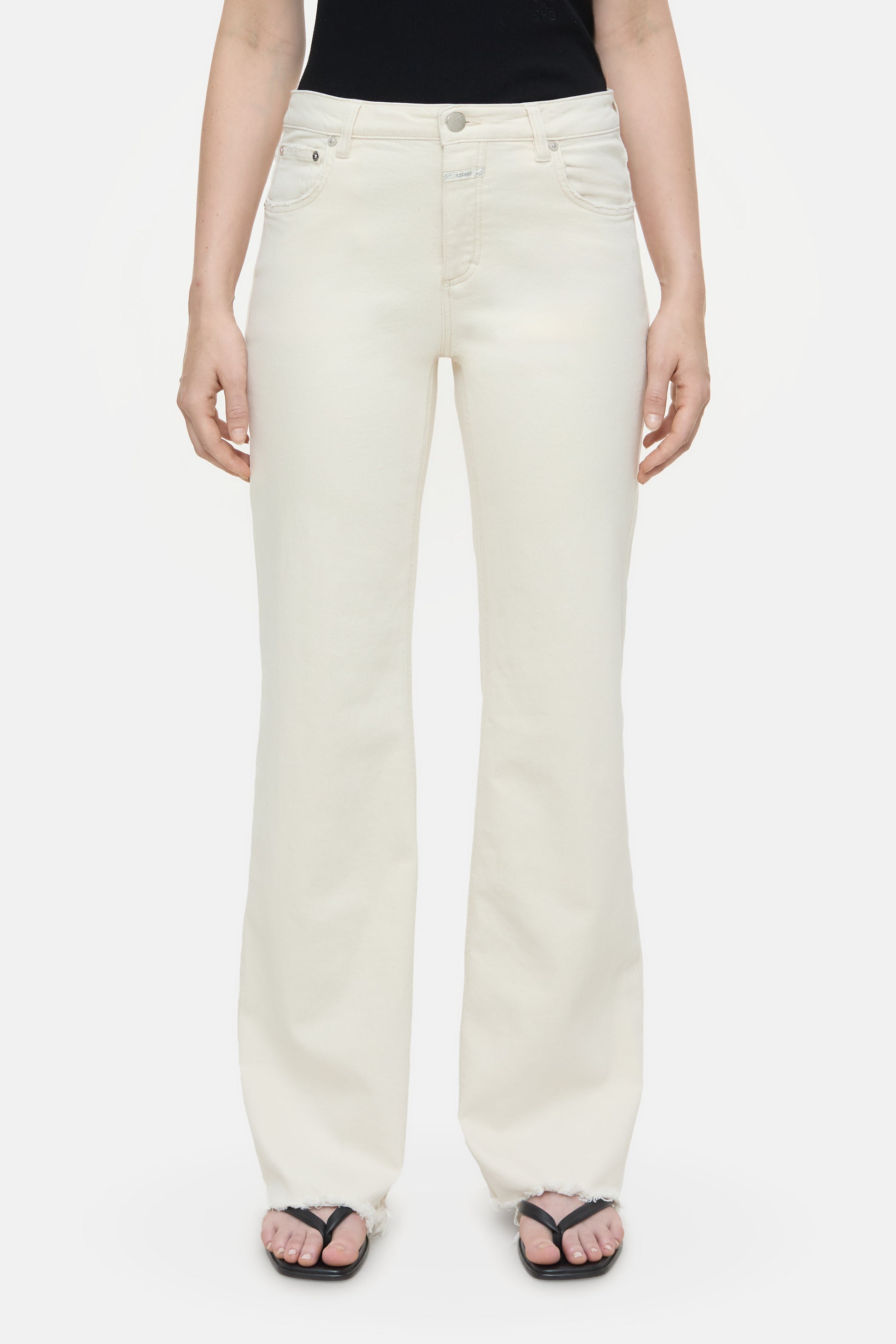Gillan Comfort Stretch Jean - Ivory - DUNE + SALT