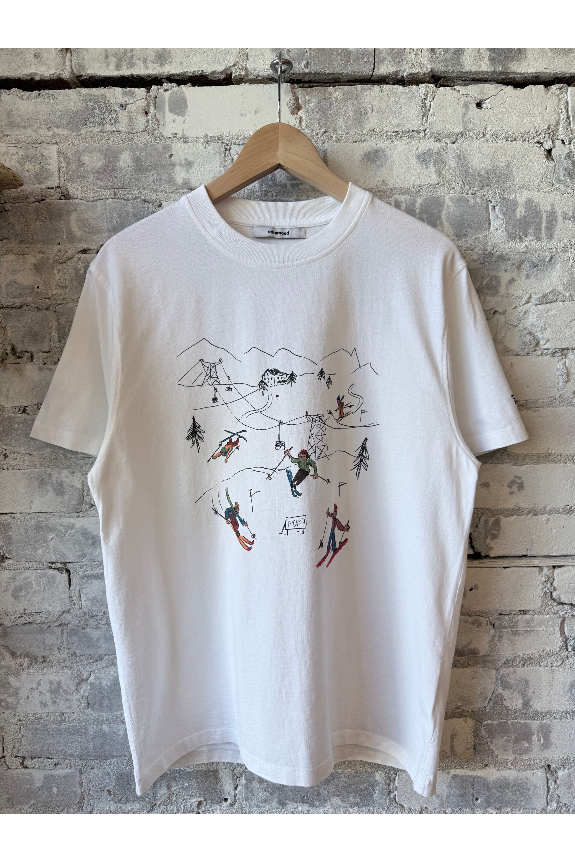 Peak 7 T-Shirt - White - DUNE + SALT