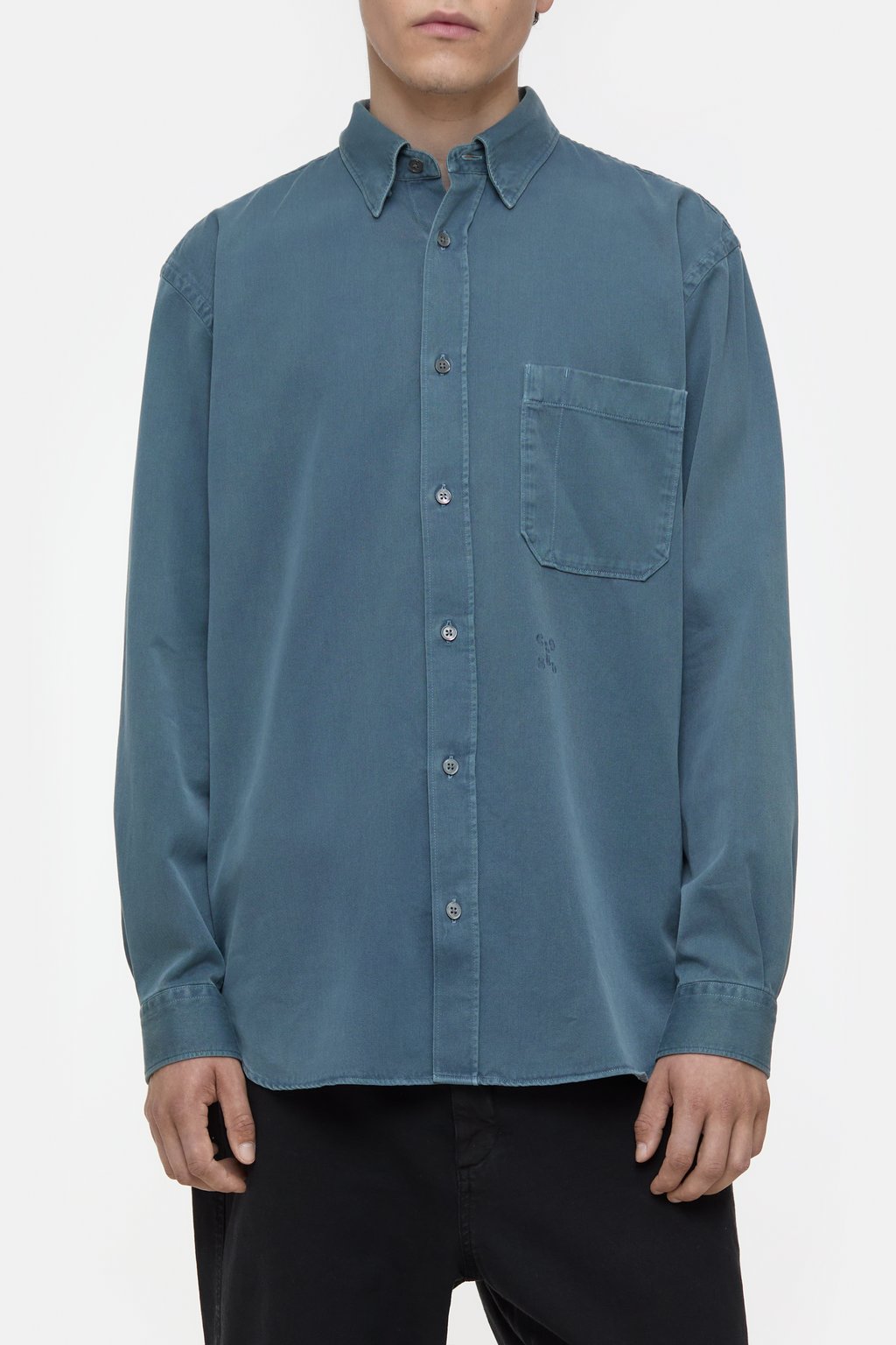 Formal Army Shirt - Graphite Blue - DUNE + SALT