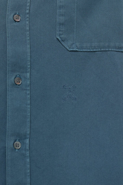 Formal Army Shirt - Graphite Blue - DUNE + SALT