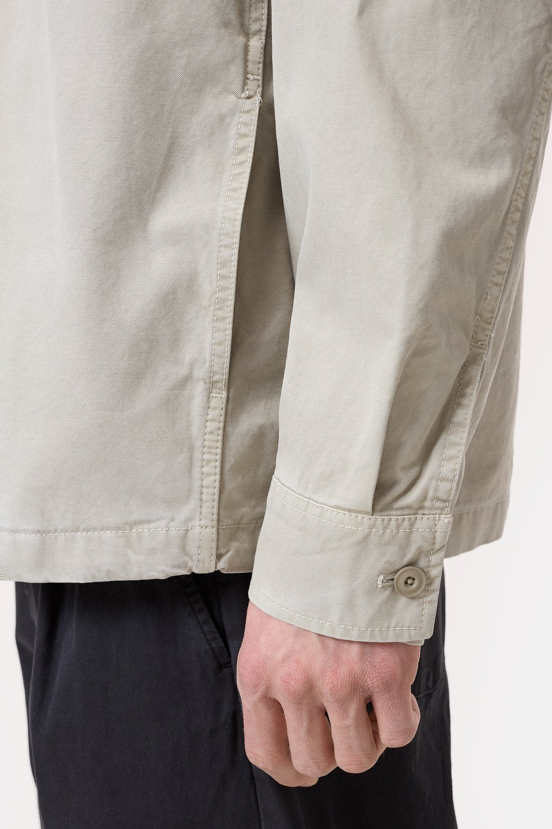 Shirt With Zipper - Flax Beige - DUNE + SALT