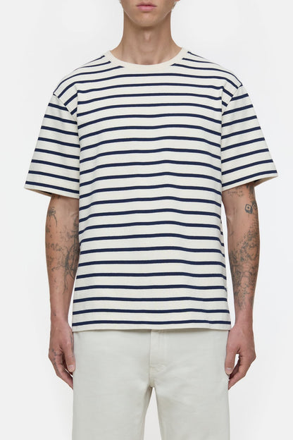 Cotton Striped T-Shirt - Ivory - DUNE + SALT