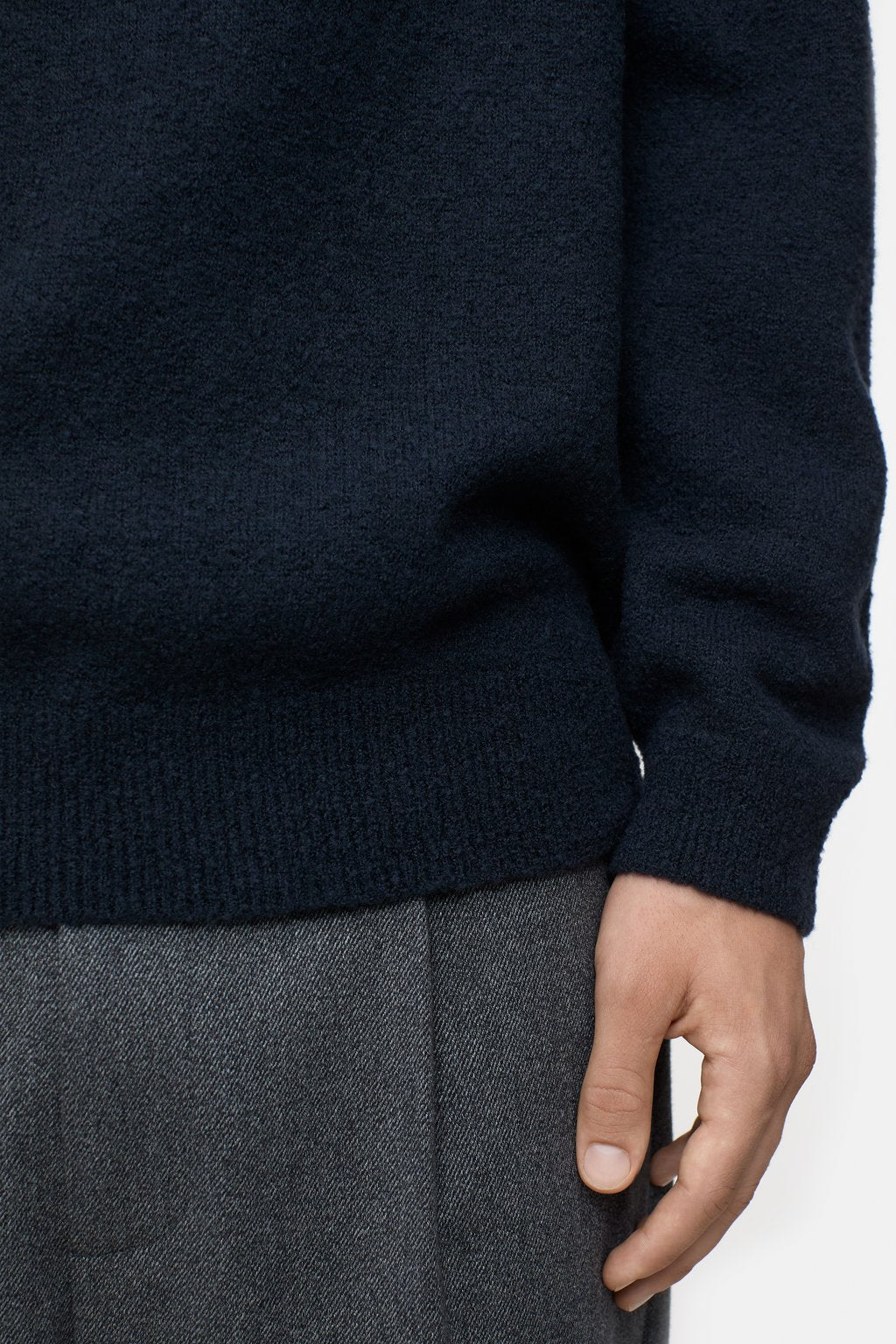 Wool Raglan Jumper - Dark Night - DUNE + SALT