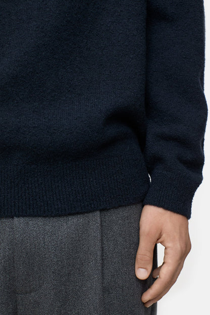 Wool Raglan Jumper - Dark Night - DUNE + SALT