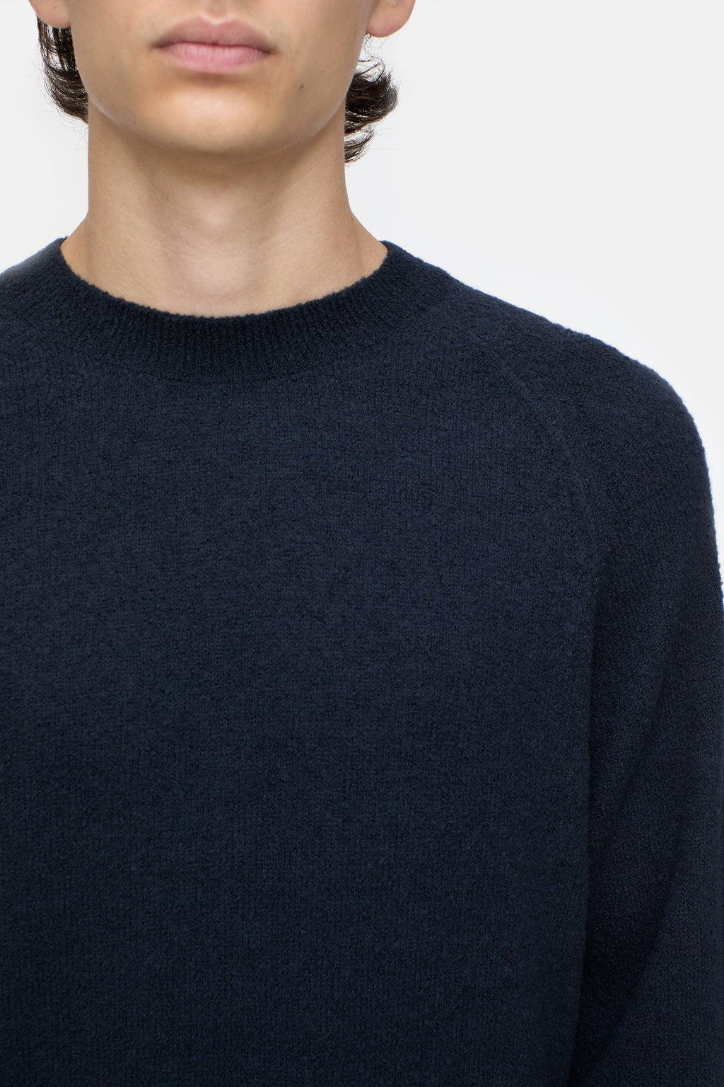 Wool Raglan Jumper - Dark Night - DUNE + SALT