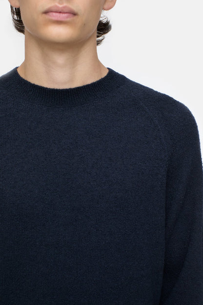 Wool Raglan Jumper - Dark Night - DUNE + SALT