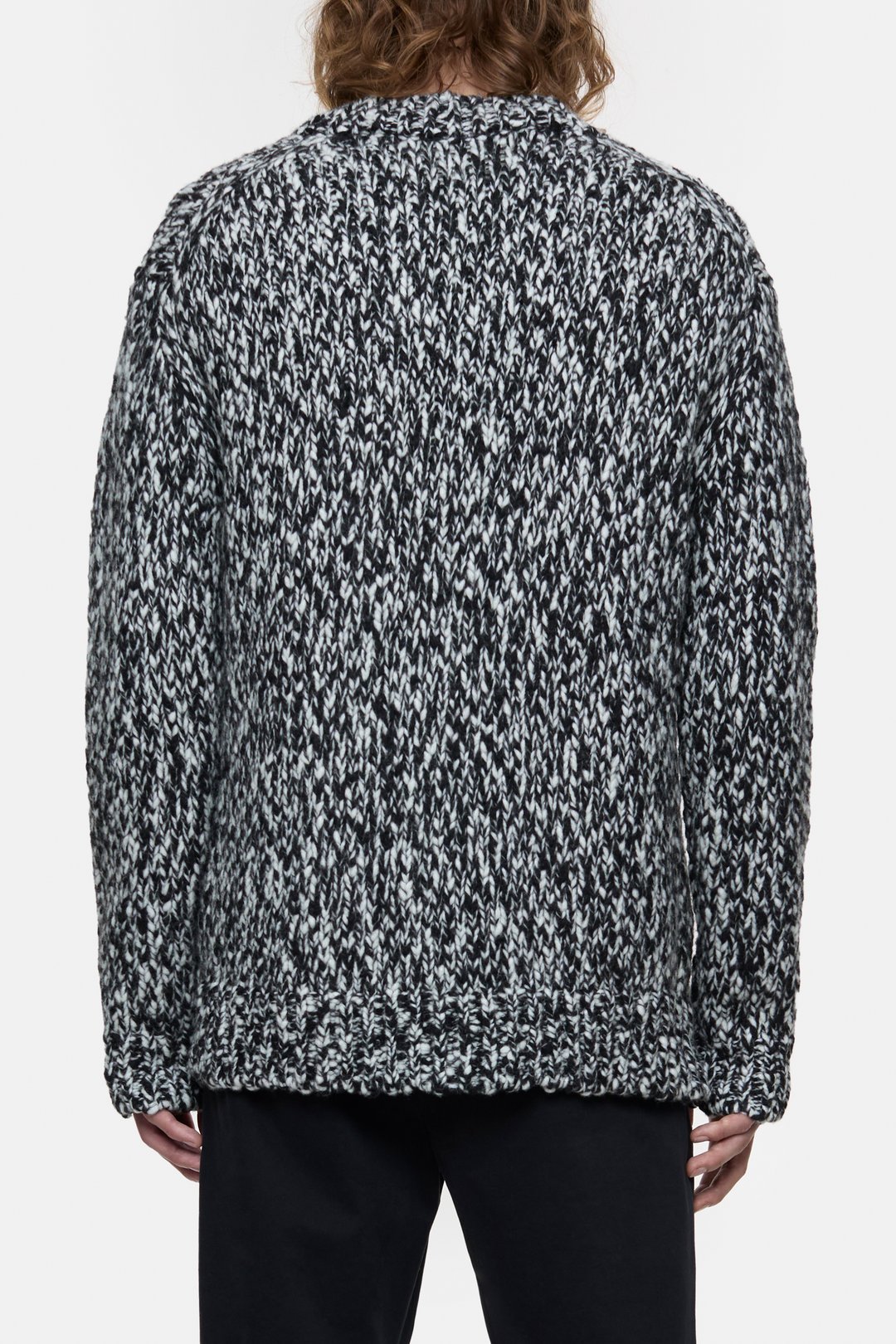 Wool Blend Cardigan - Black Marl - DUNE + SALT