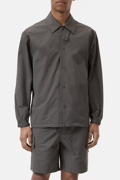 Polyester Coach Jacket - Pepper Grey - DUNE + SALT