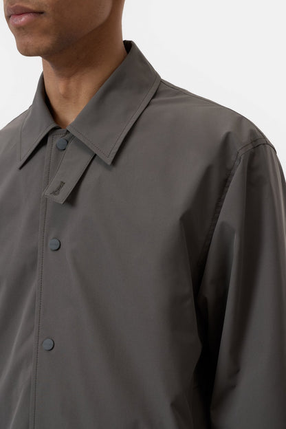 Polyester Coach Jacket - Pepper Grey - DUNE + SALT