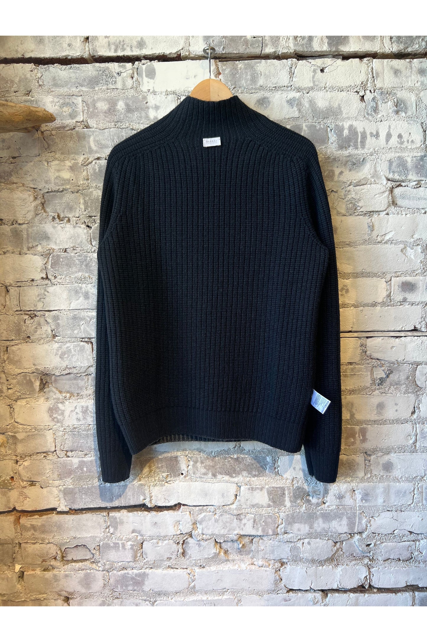 Reversible Foggy Mock Sweater - Navy - DUNE + SALT