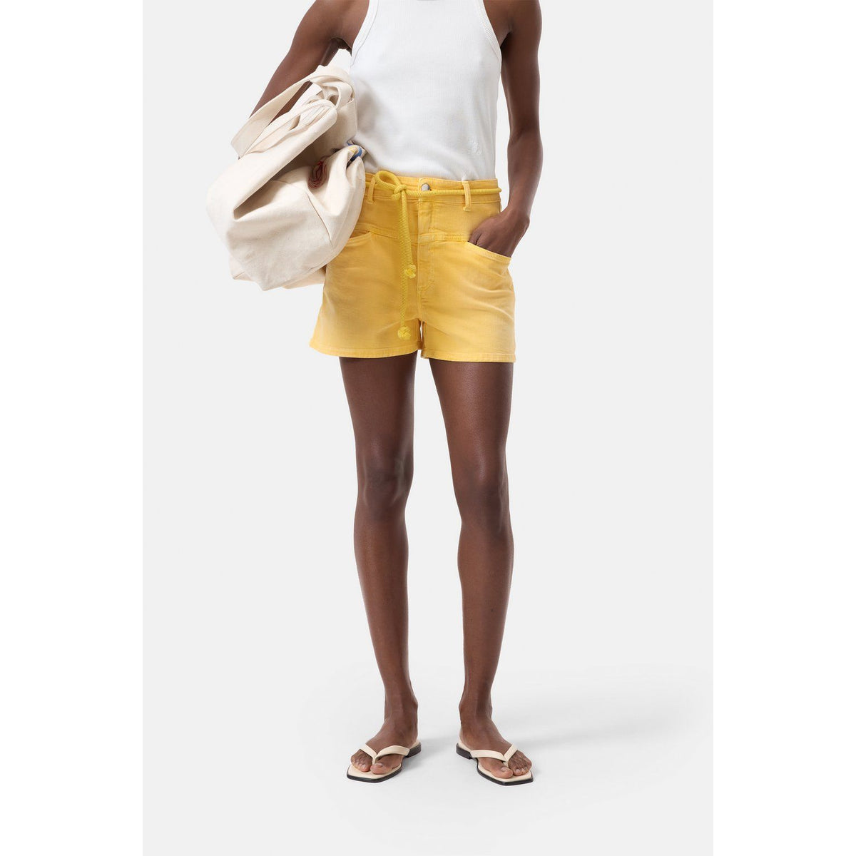 Wool Suiting x Denim Shorts main image 1