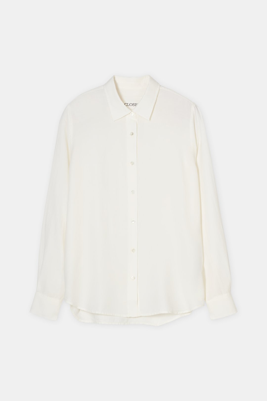 Cotton/Cashmere Blended Blouse - Ivory - DUNE + SALT