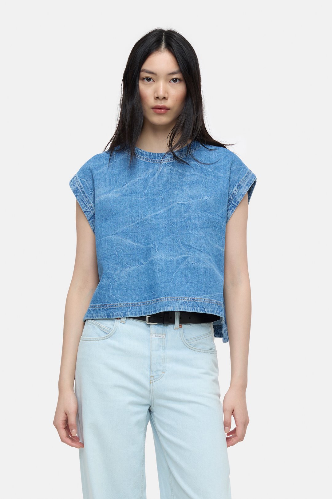 Denim Top - Mid Blue - DUNE + SALT