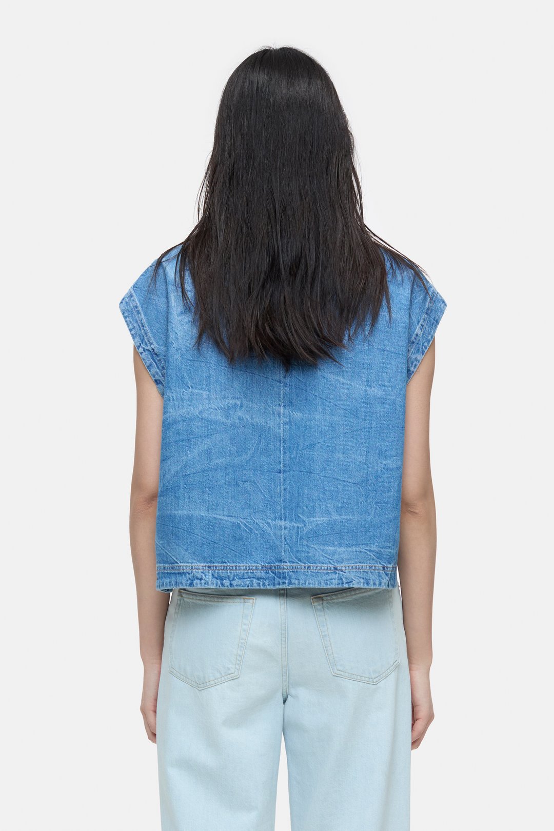 Denim Top - Mid Blue - DUNE + SALT