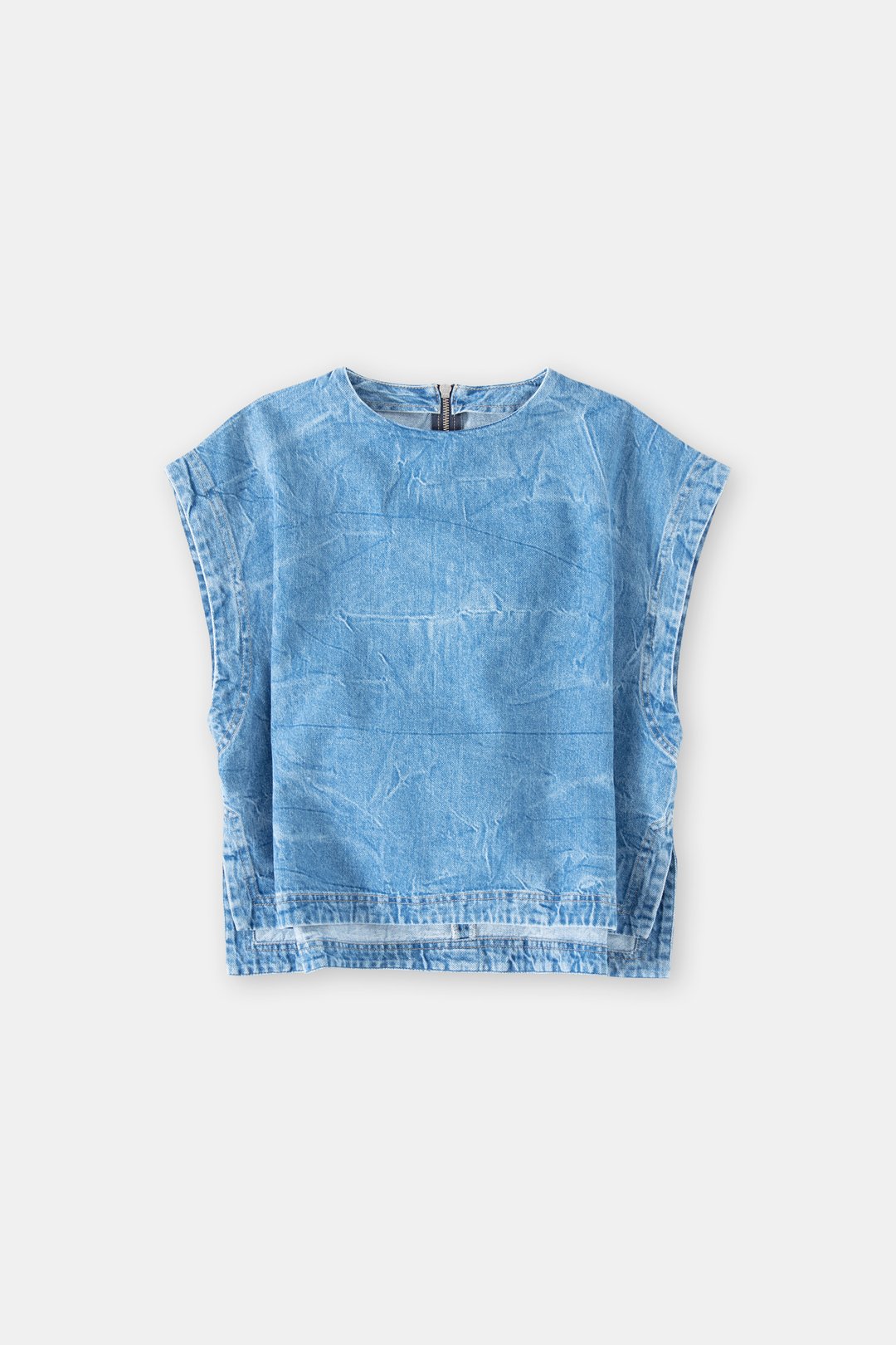 Denim Top - Mid Blue - DUNE + SALT