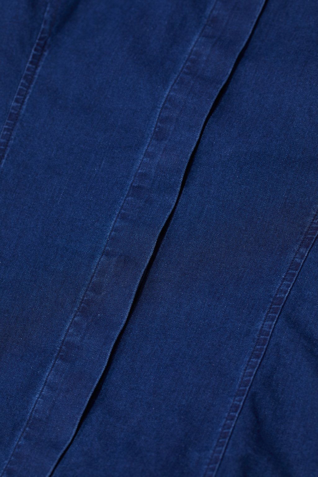 Tailored Cotton Blouse - Dark Blue - DUNE + SALT