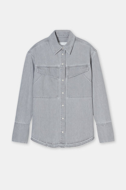 Denim Shirt - Light Grey - DUNE + SALT