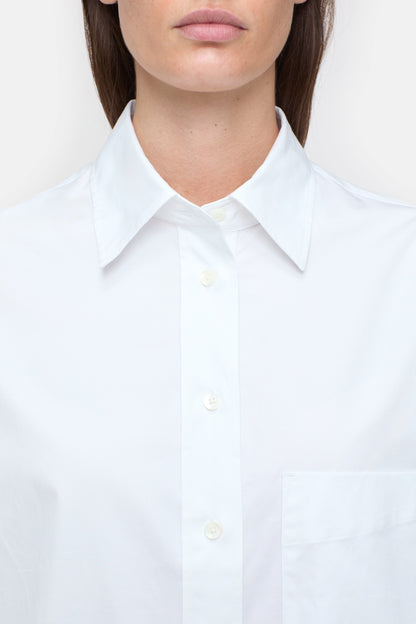 Poplin Blouse - White - DUNE + SALT