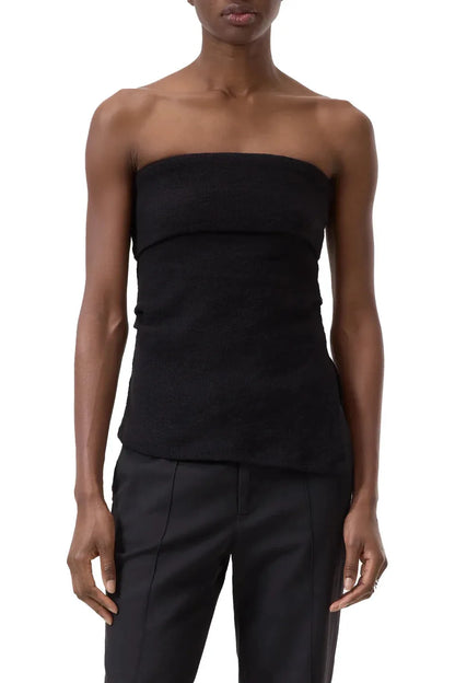 Cotton Tube Top - Black - DUNE + SALT