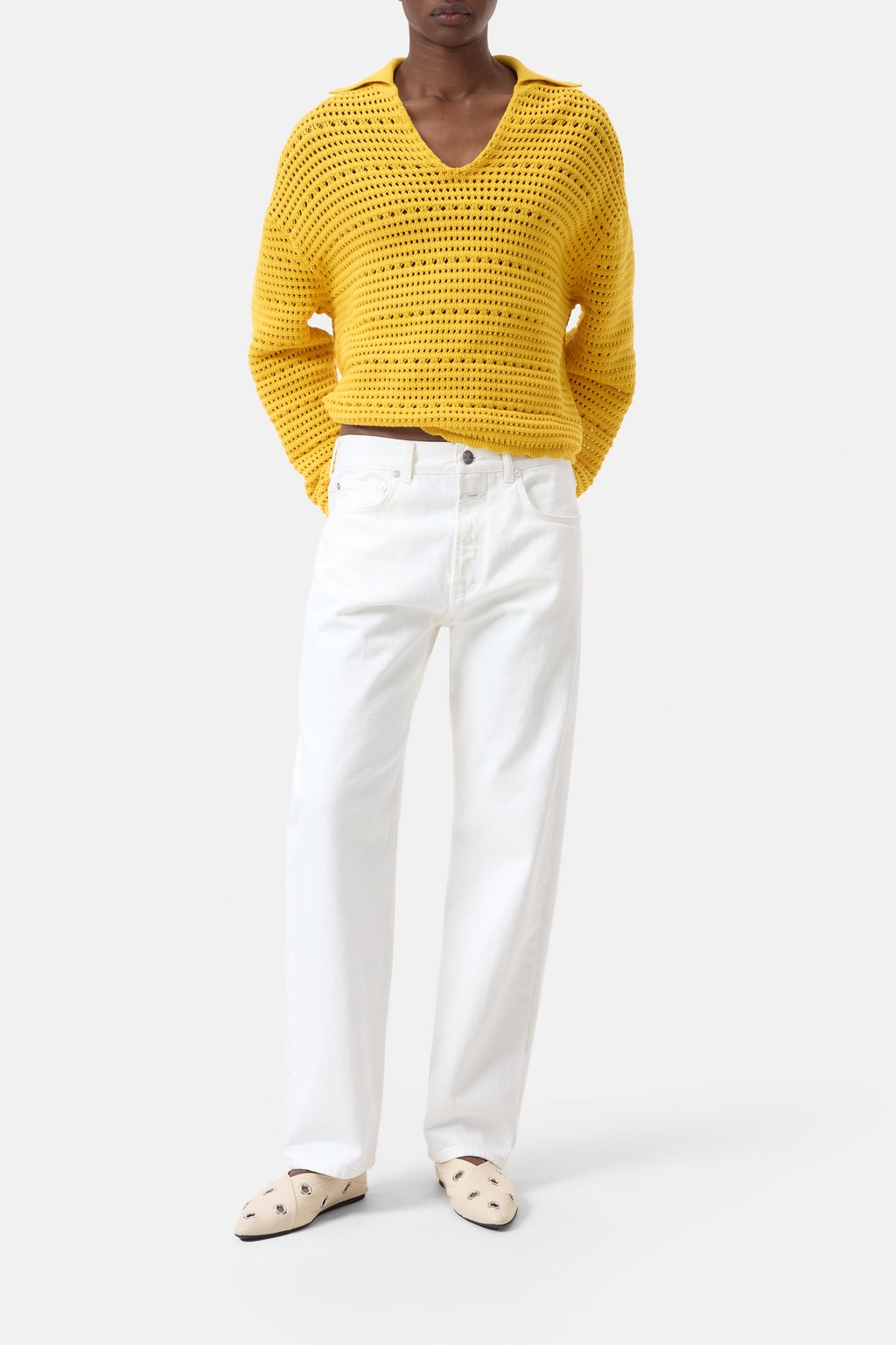 Organic Cotton Polo Shirt - Mango Yellow - DUNE + SALT