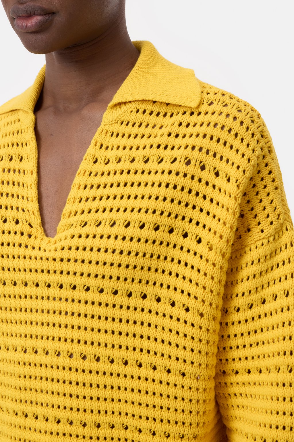 Organic Cotton Polo Shirt - Mango Yellow - DUNE + SALT