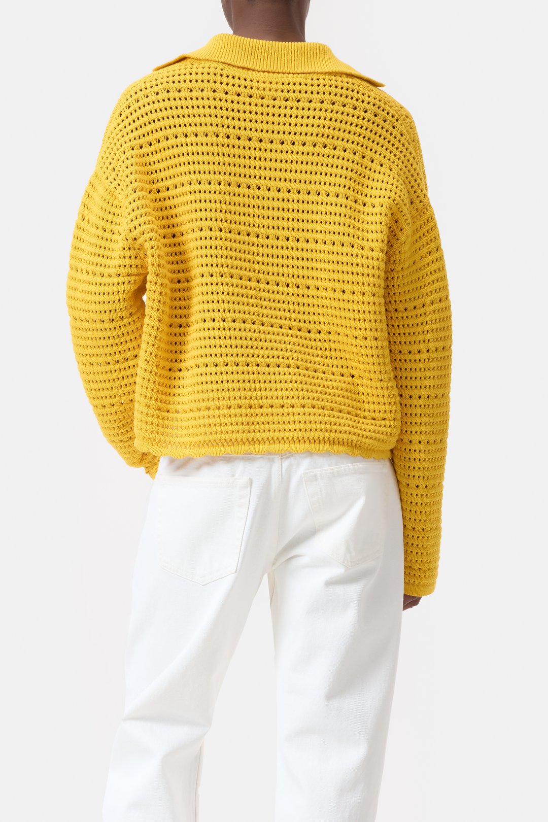 Organic Cotton Polo Shirt - Mango Yellow - DUNE + SALT