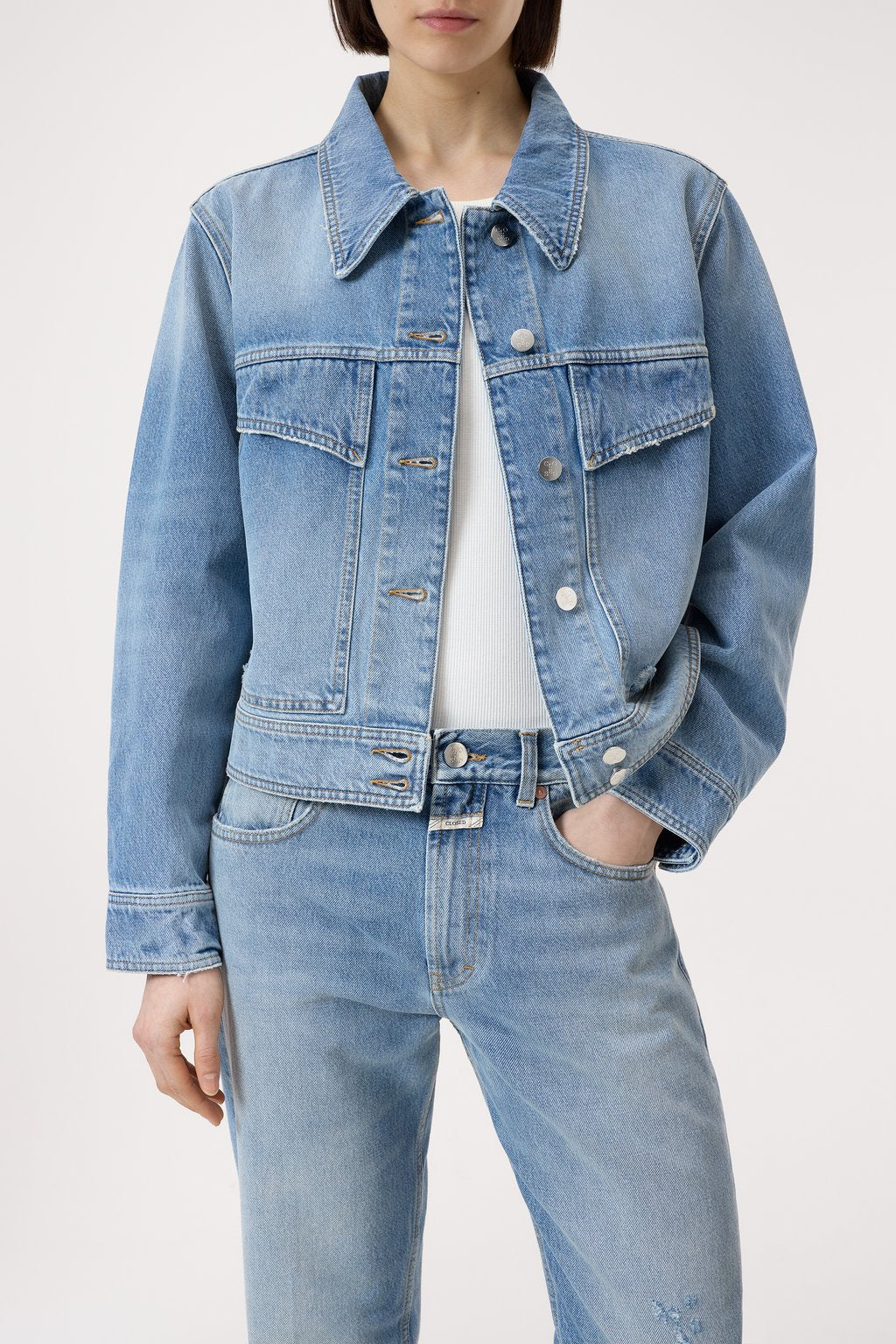 33° Denim Jacket - Mid Blue - DUNE + SALT
