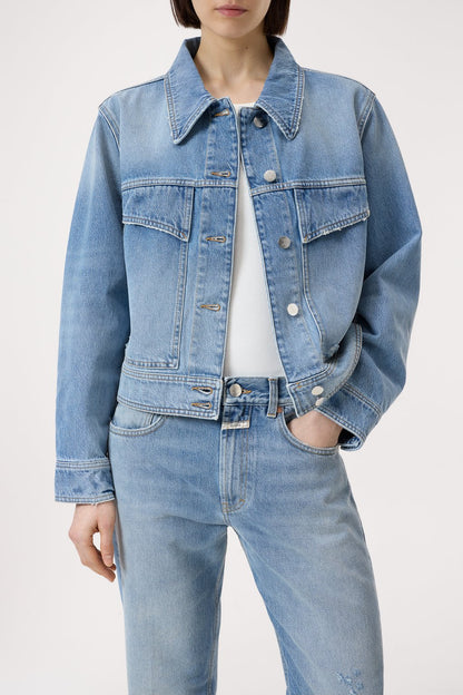 33° Denim Jacket - Mid Blue - DUNE + SALT