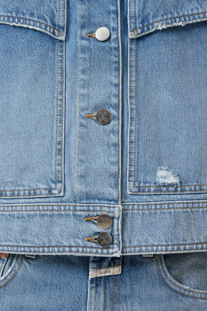 33° Denim Jacket - Mid Blue - DUNE + SALT