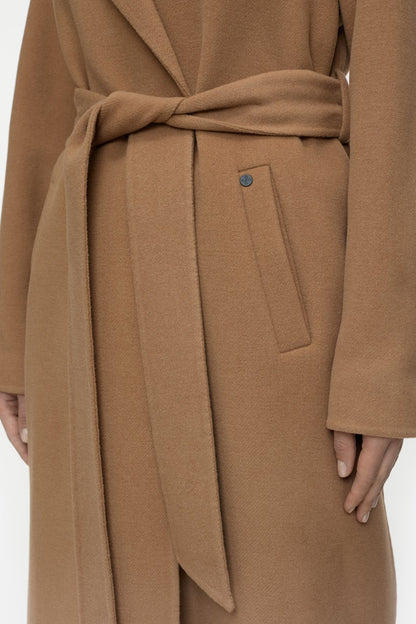 DoubleFace Coat - Biscotti Brown - DUNE + SALT