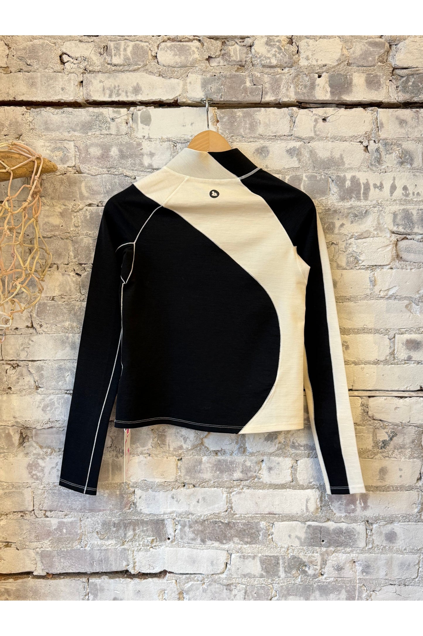 Wool Sculpt Merino Mock Neck - After Dark