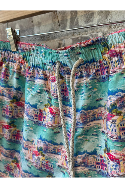 Cyclist Liner Swim Trunks - Portofino Multi - DUNE + SALT