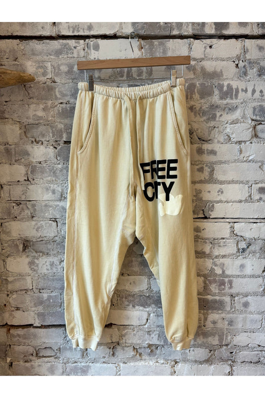 FREECITYLARGE SUNFADES Pocket Sweatpant - Bones - DUNE + SALT